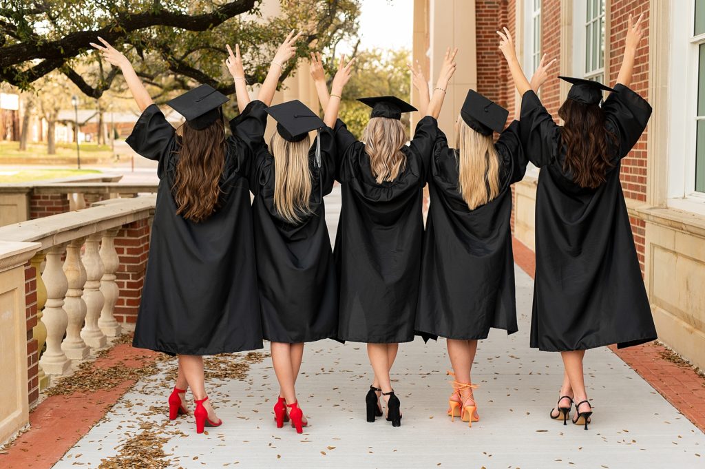 Group Cap And Gown Photos | Dallas Fort Worth